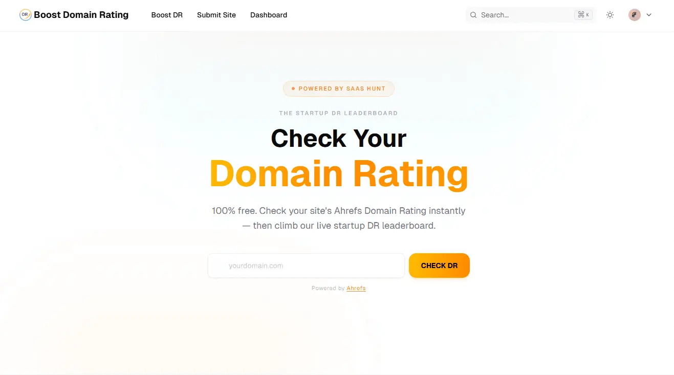 Screenshot 1 of Boost Domain Rating