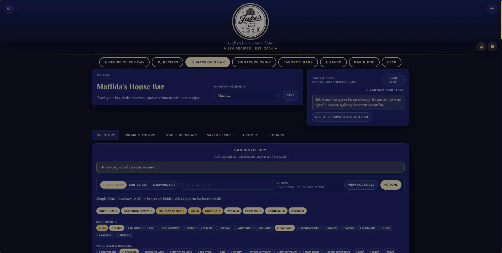 Screenshot 3 of Jake's House Bar