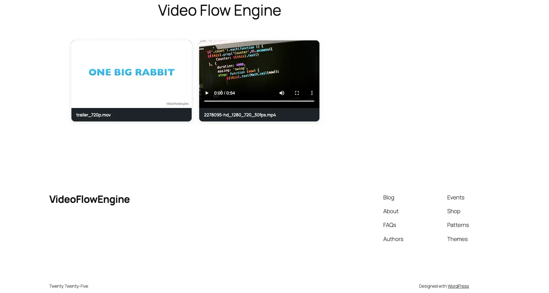Screenshot 1 of VideoFlowEngine
