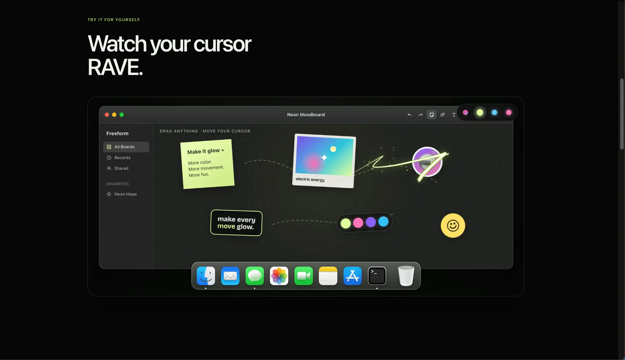 Screenshot 1 of Neon Trail