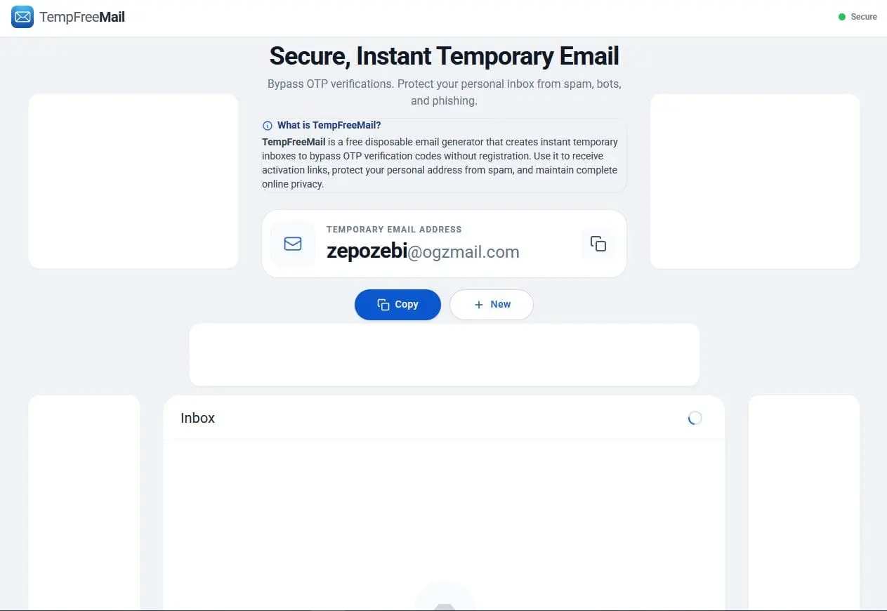 Screenshot 3 of TempFreeMail