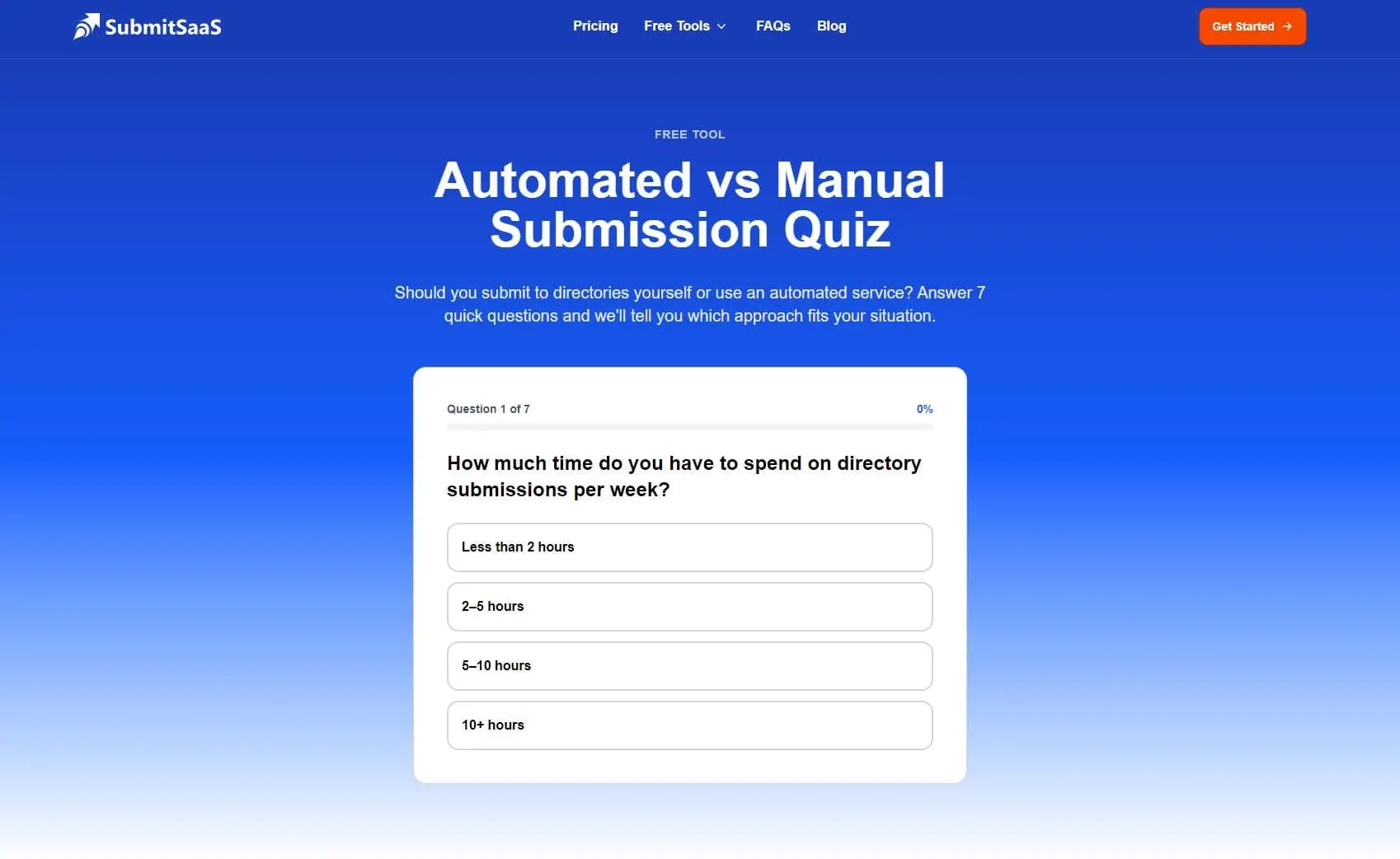 Screenshot 1 of Automated vs Manual Submission Quiz