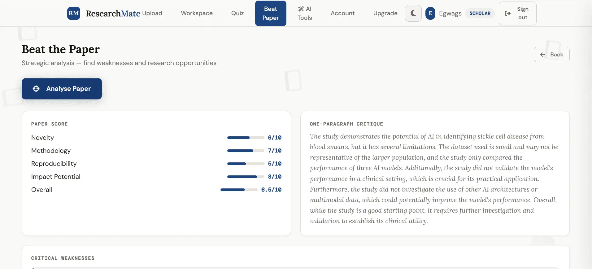 Screenshot 1 of ResearchMate
