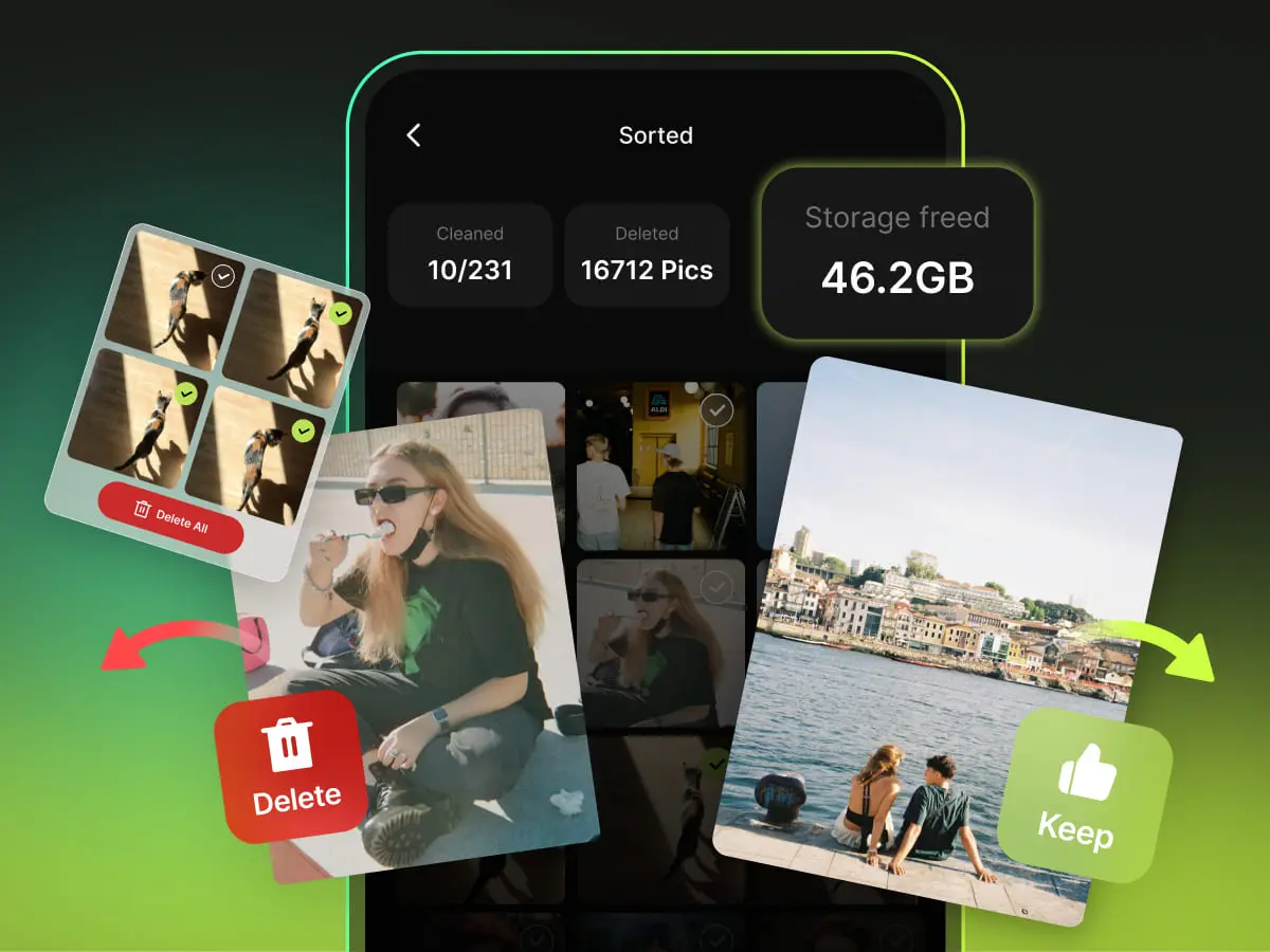 Screenshot 4 of PhotoCat: AI Photo Editor & AlbumCleaner