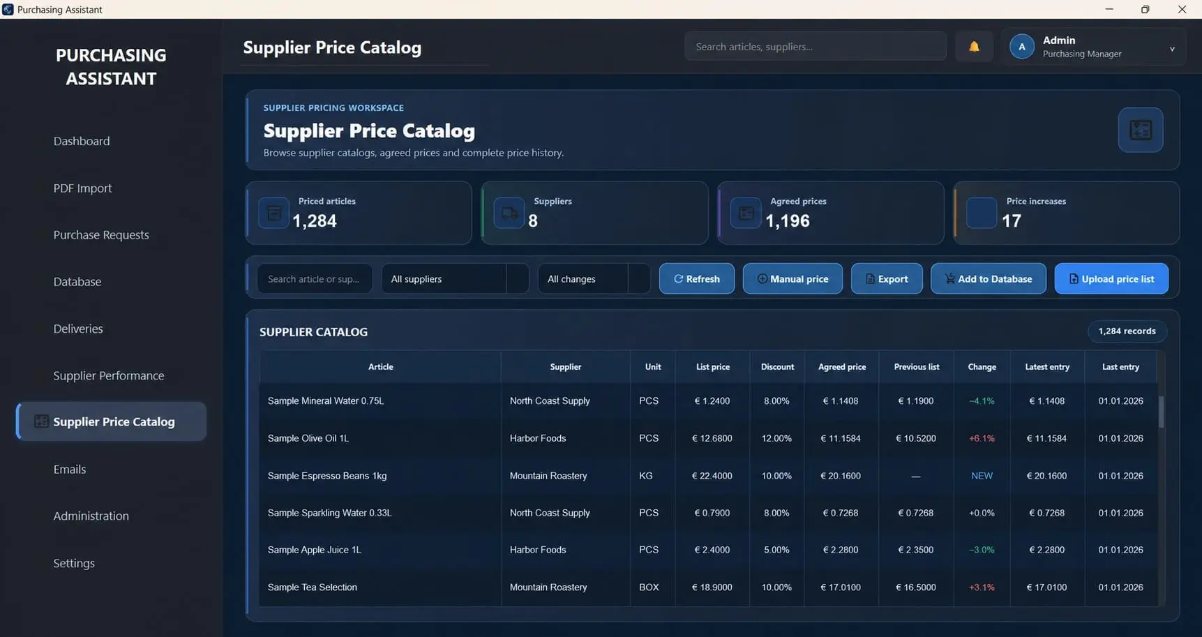 Screenshot 4 of Purchasing Assistant