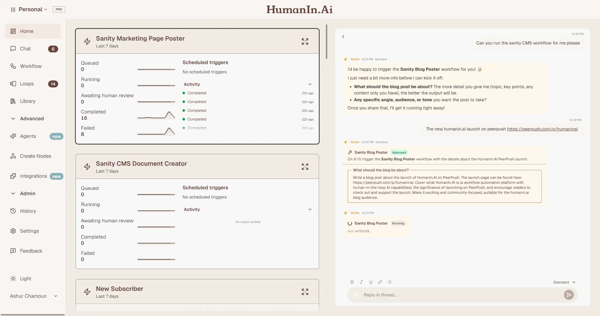 Screenshot 3 of HumanIn.Ai