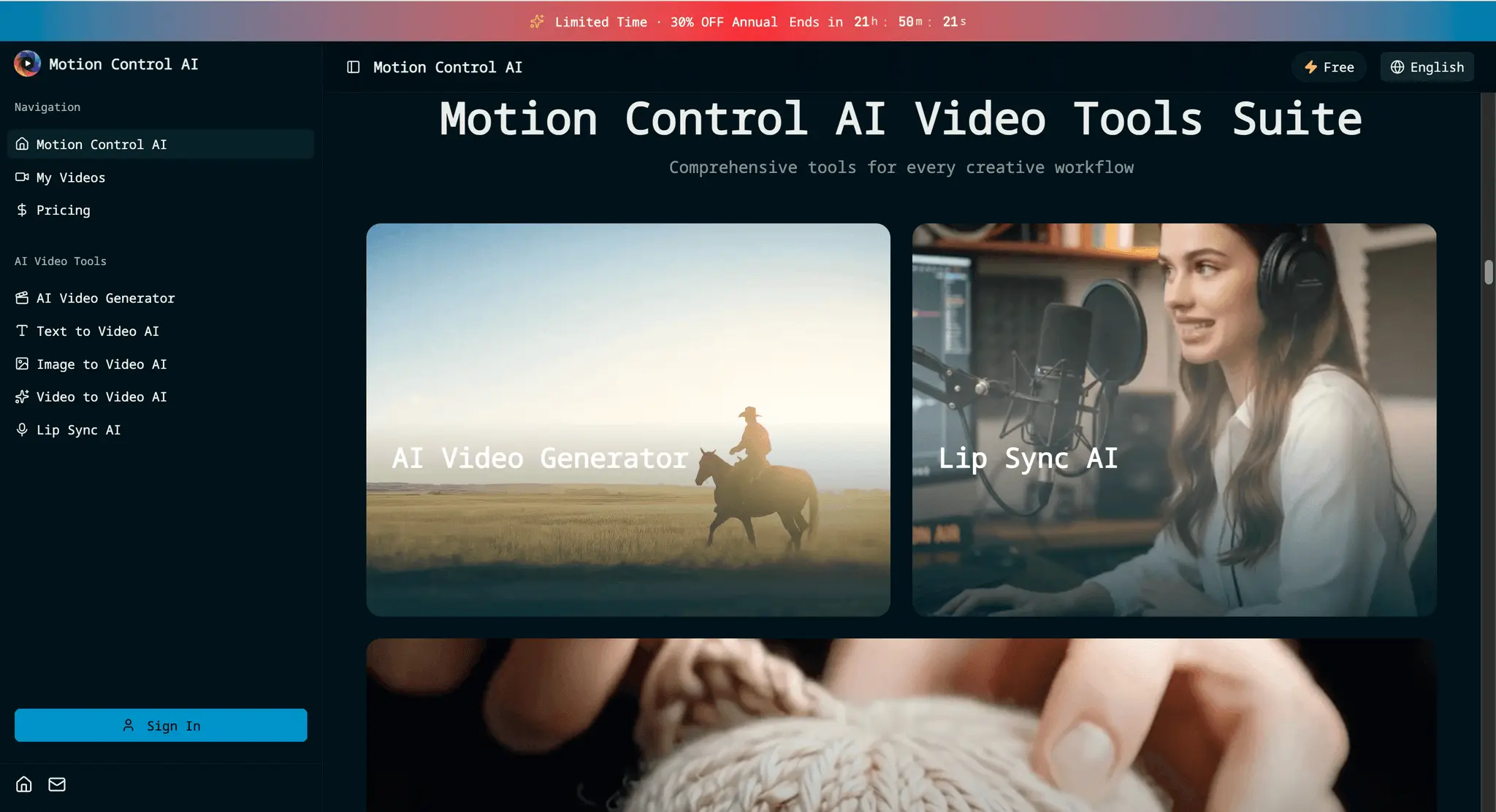 Screenshot 1 of Motion Control AI