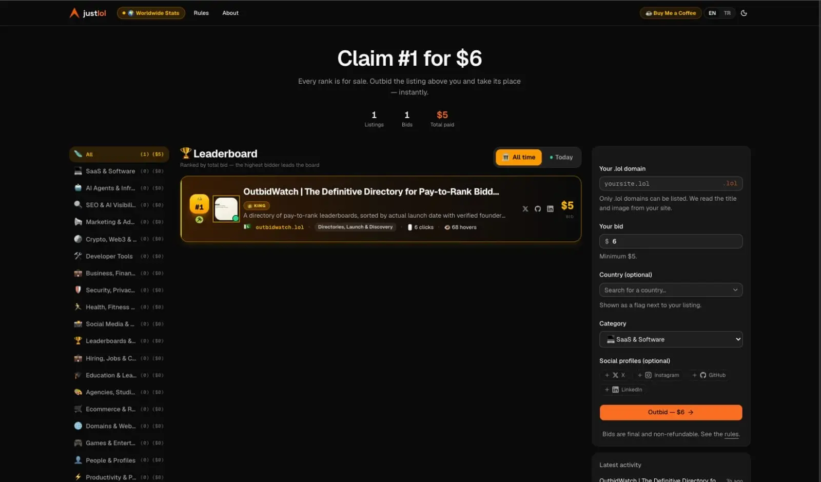 Screenshot 1 of JustLoL
