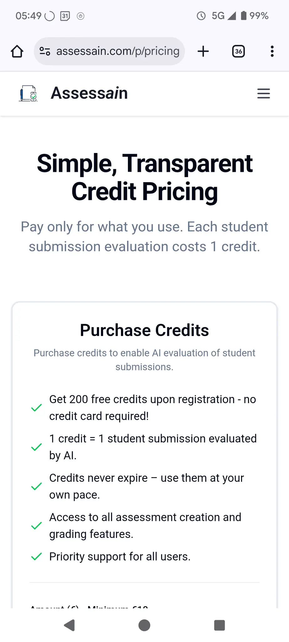 Screenshot 5 of Assessain.com