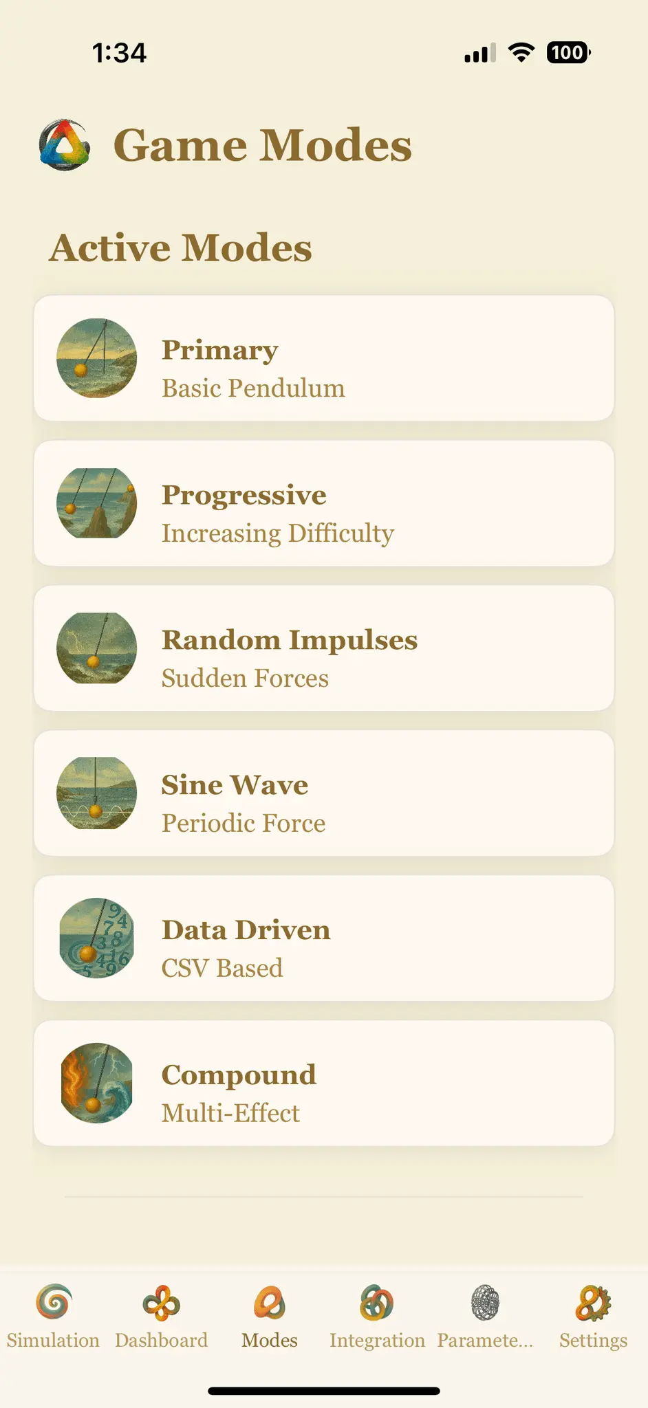 Screenshot 1 of The Pendulum