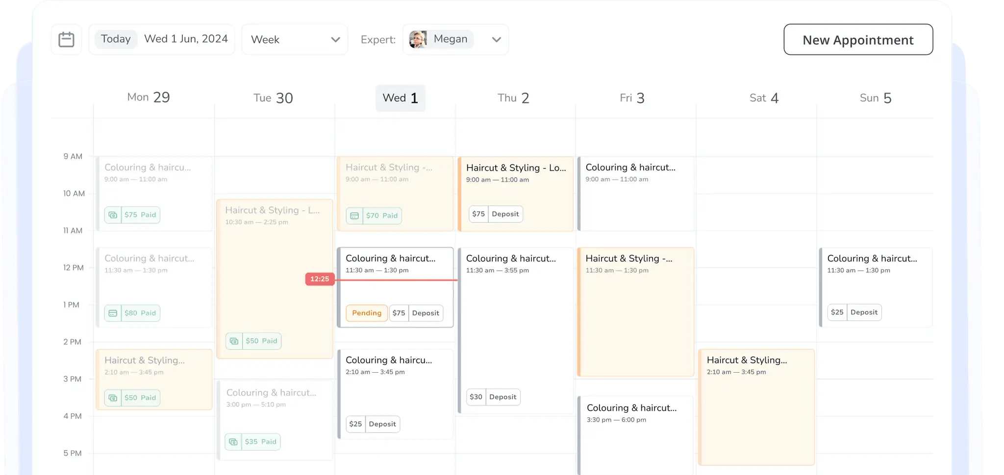 Screenshot 1 of TimeTailor Salon Software