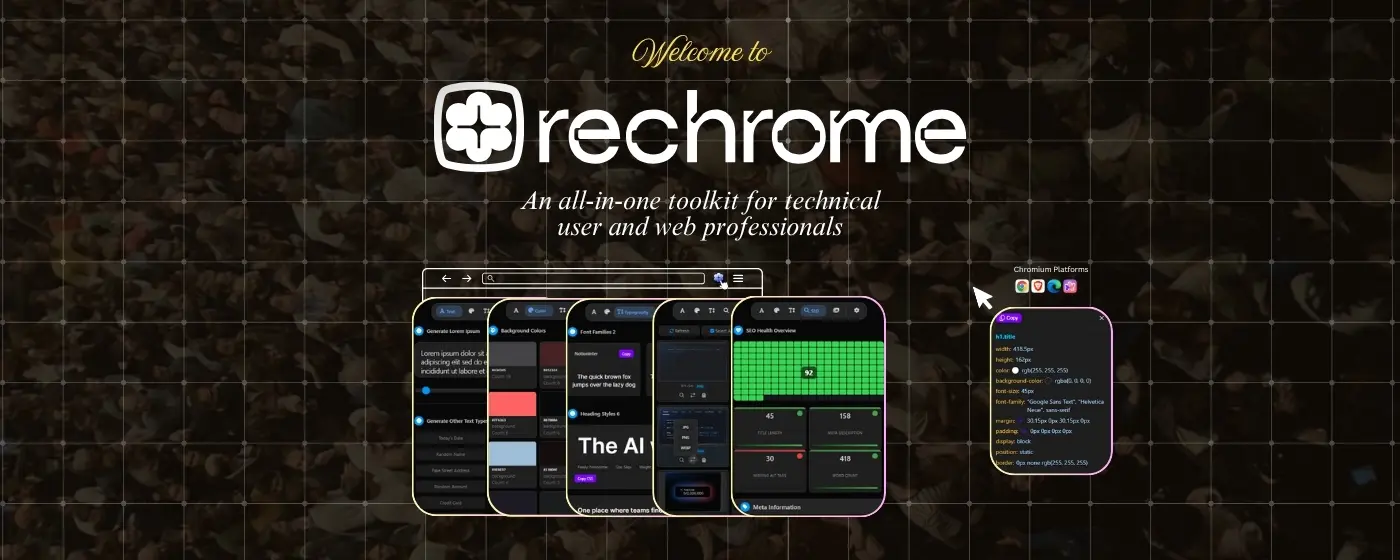 Screenshot 8 of reChrome all-in-1 website analysis tool