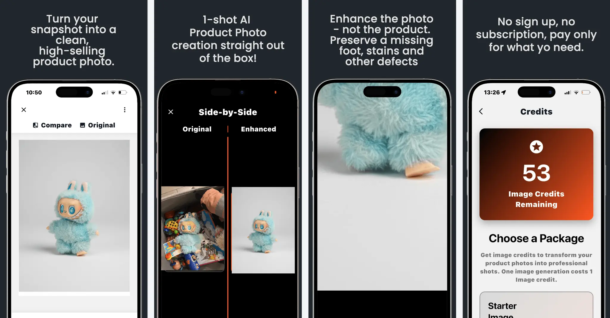 Screenshot 1 of Pholtr: AI Product Photo Magic