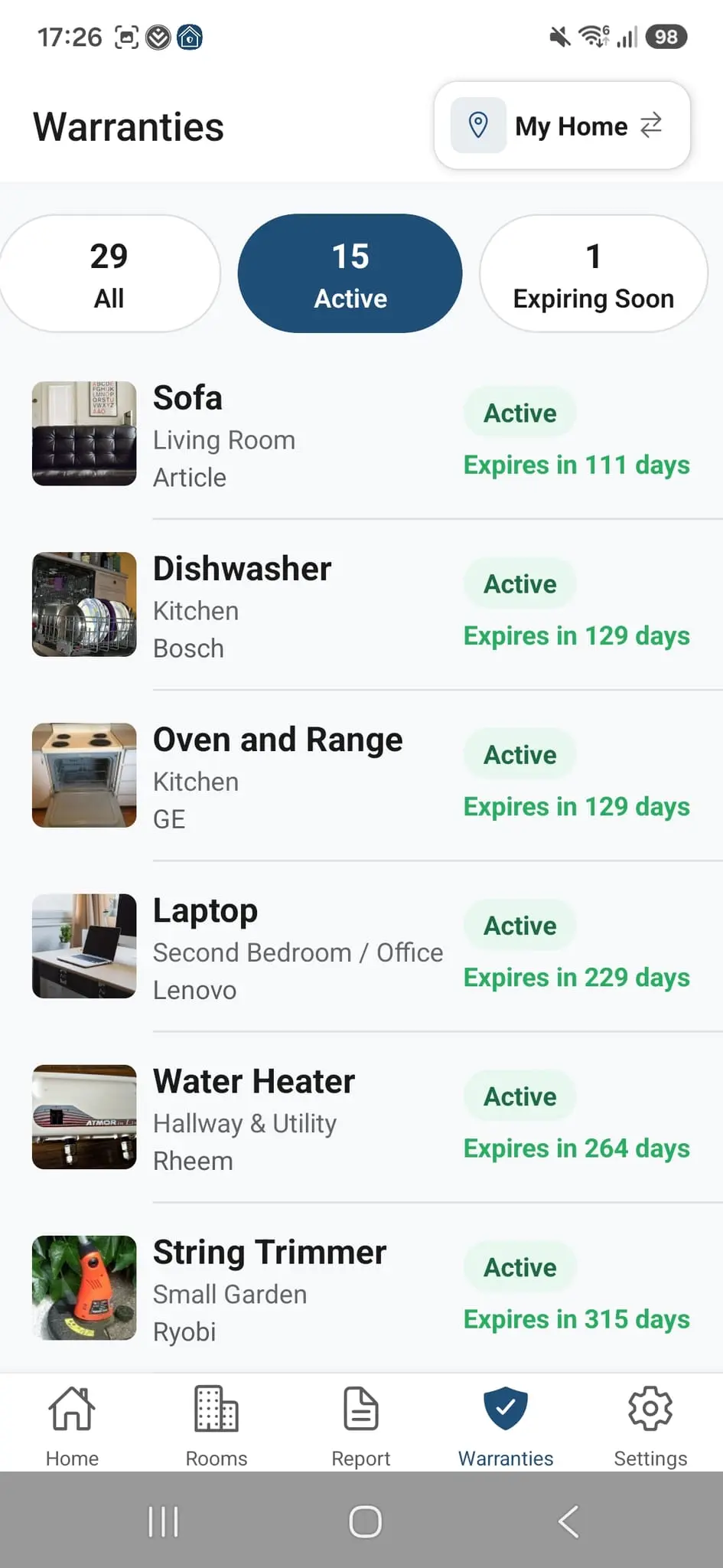 Screenshot 1 of HomeFolio