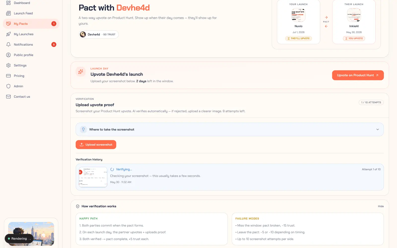 Screenshot 5 of LaunchPact