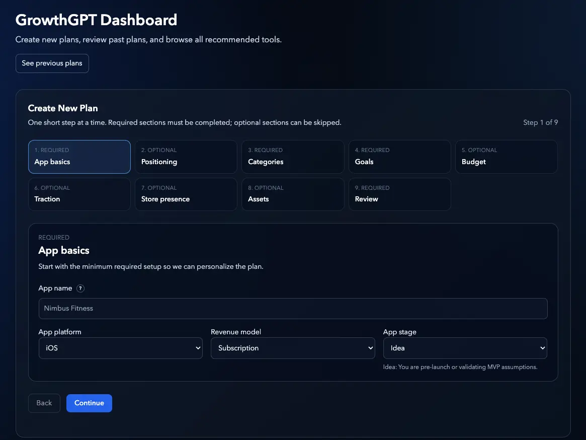 Screenshot 2 of GrowthGPT