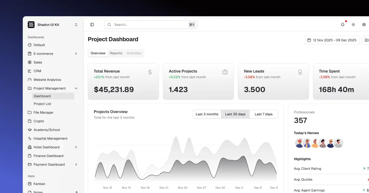 Screenshot 2 of Shadcn UI Kit
