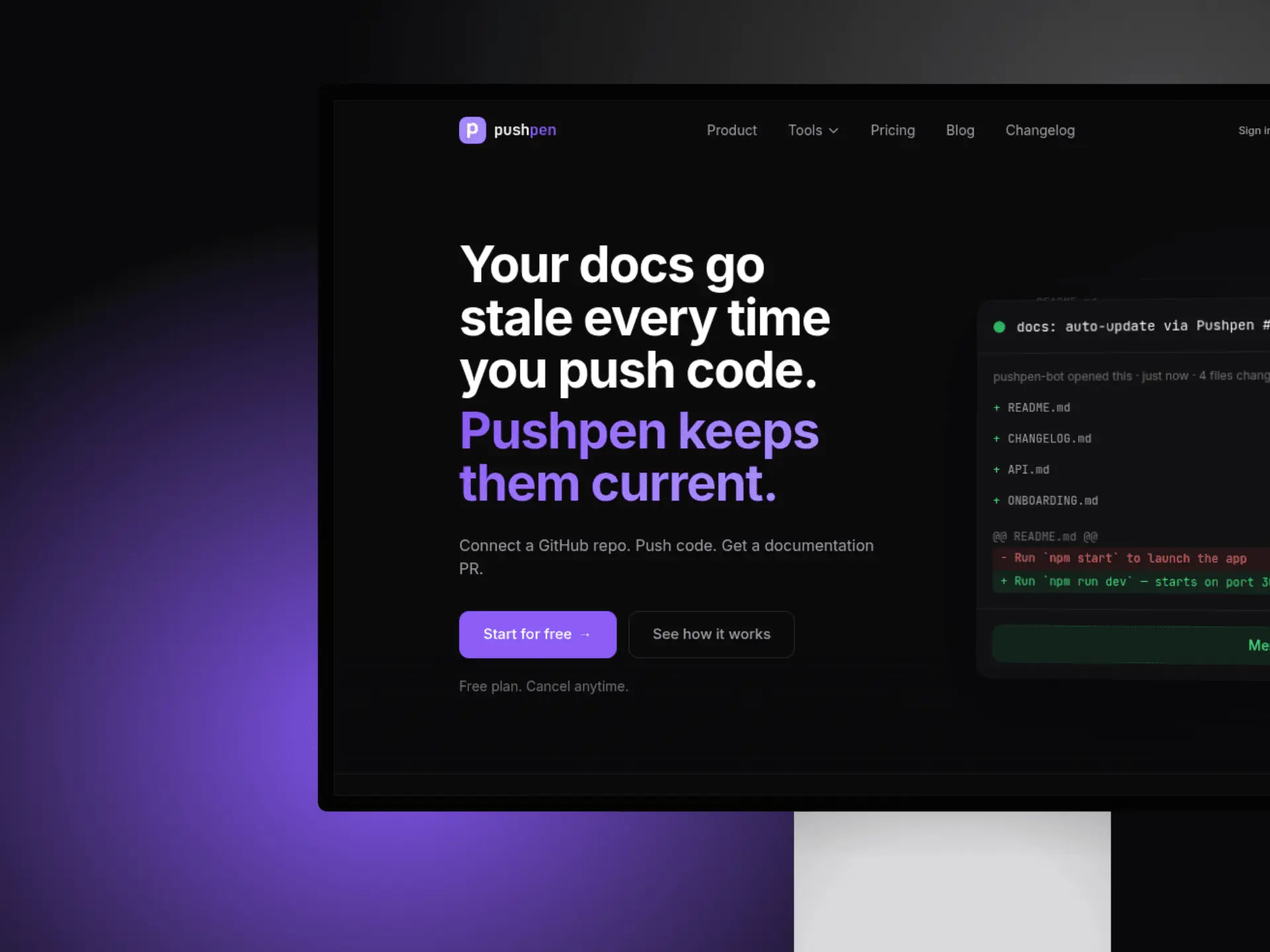 Screenshot 1 of Pushpen