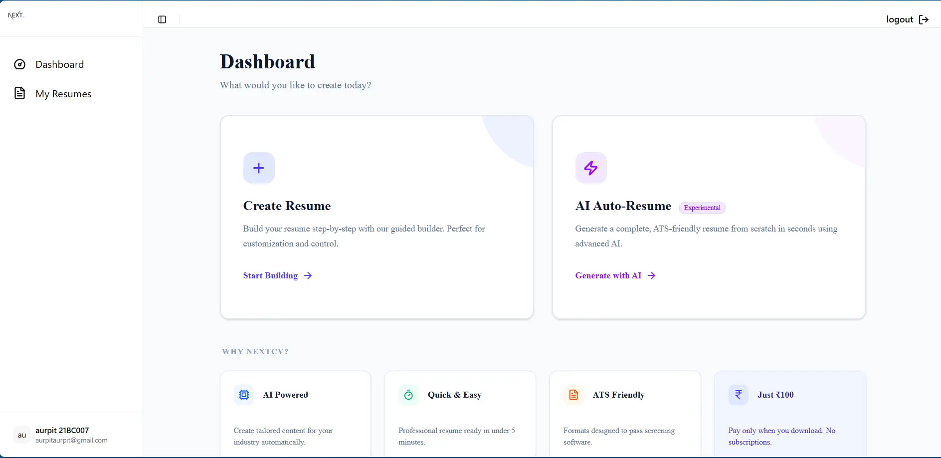 Screenshot 4 of NextCV