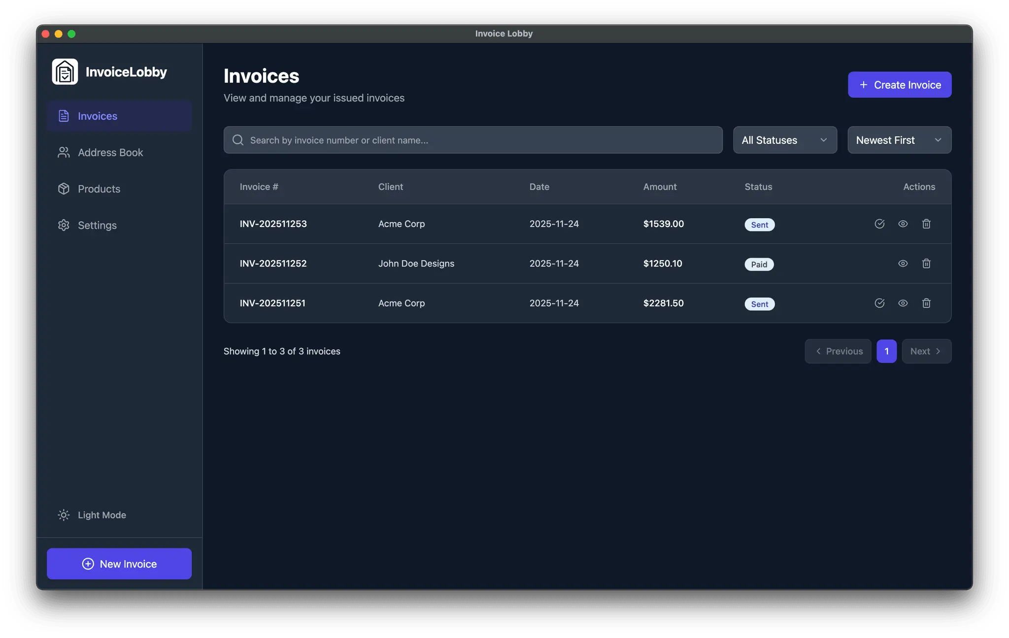 Screenshot 2 of InvoiceLobby