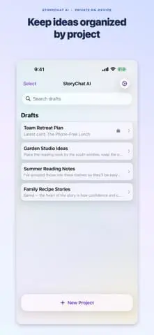 Screenshot 1 of StoryChat AI