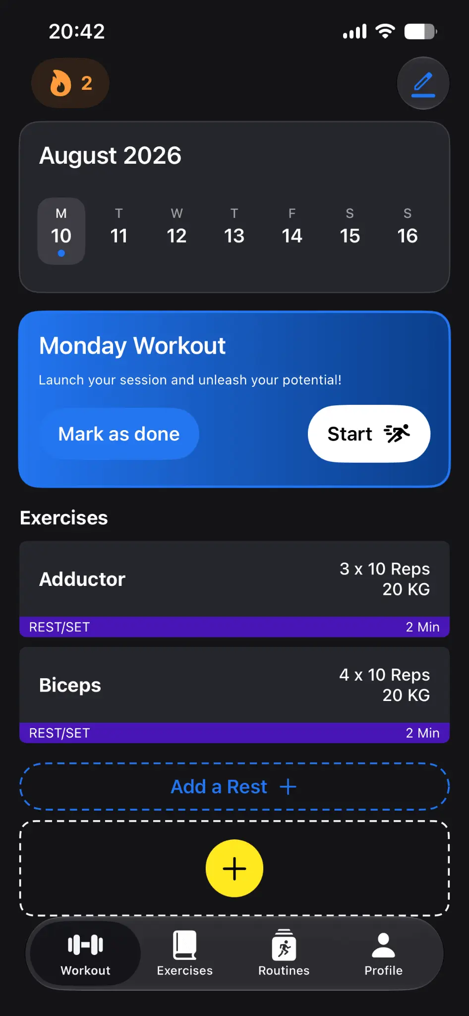 Screenshot 9 of Strainup: Workout Builder