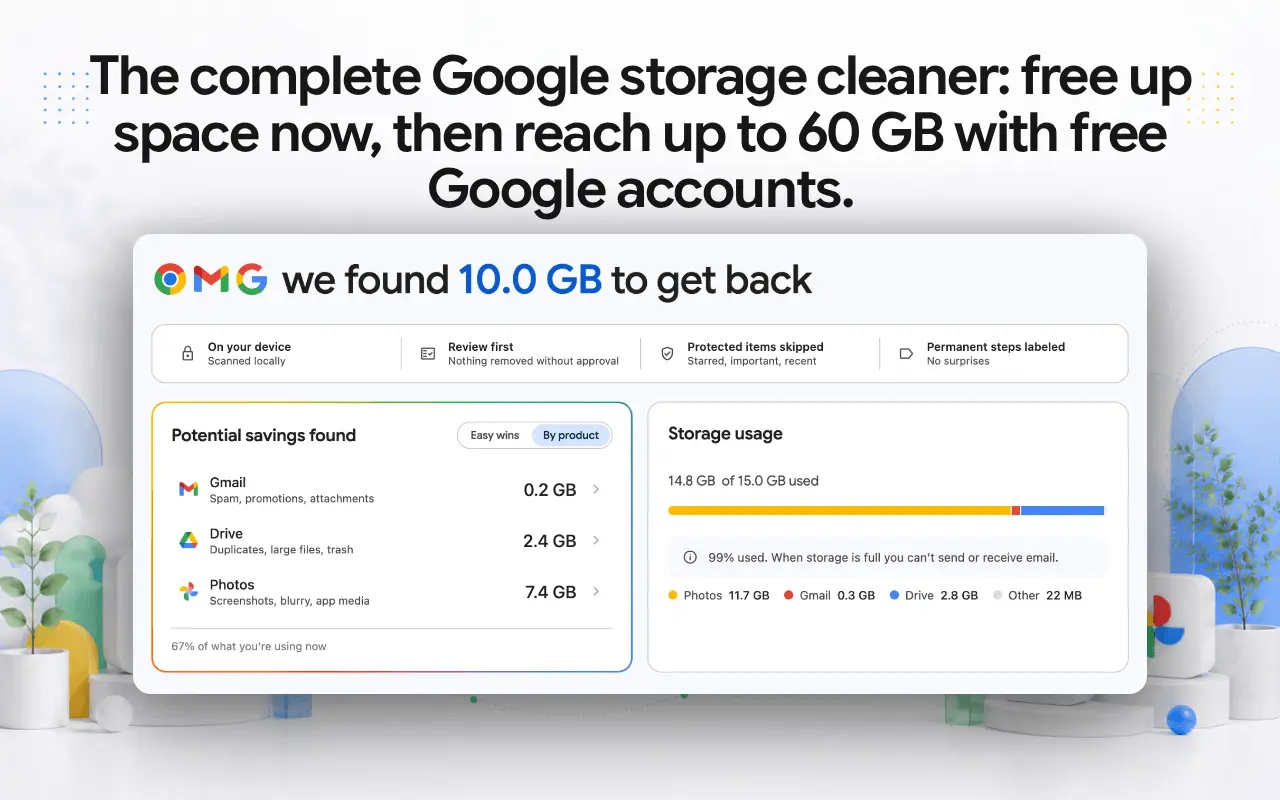 Screenshot 2 of Google Storage Cleaner
