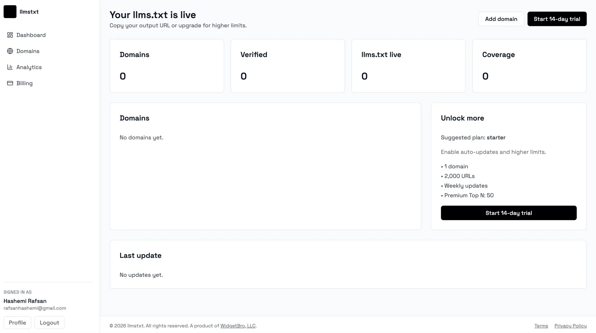 Screenshot 2 of llmstxt.click