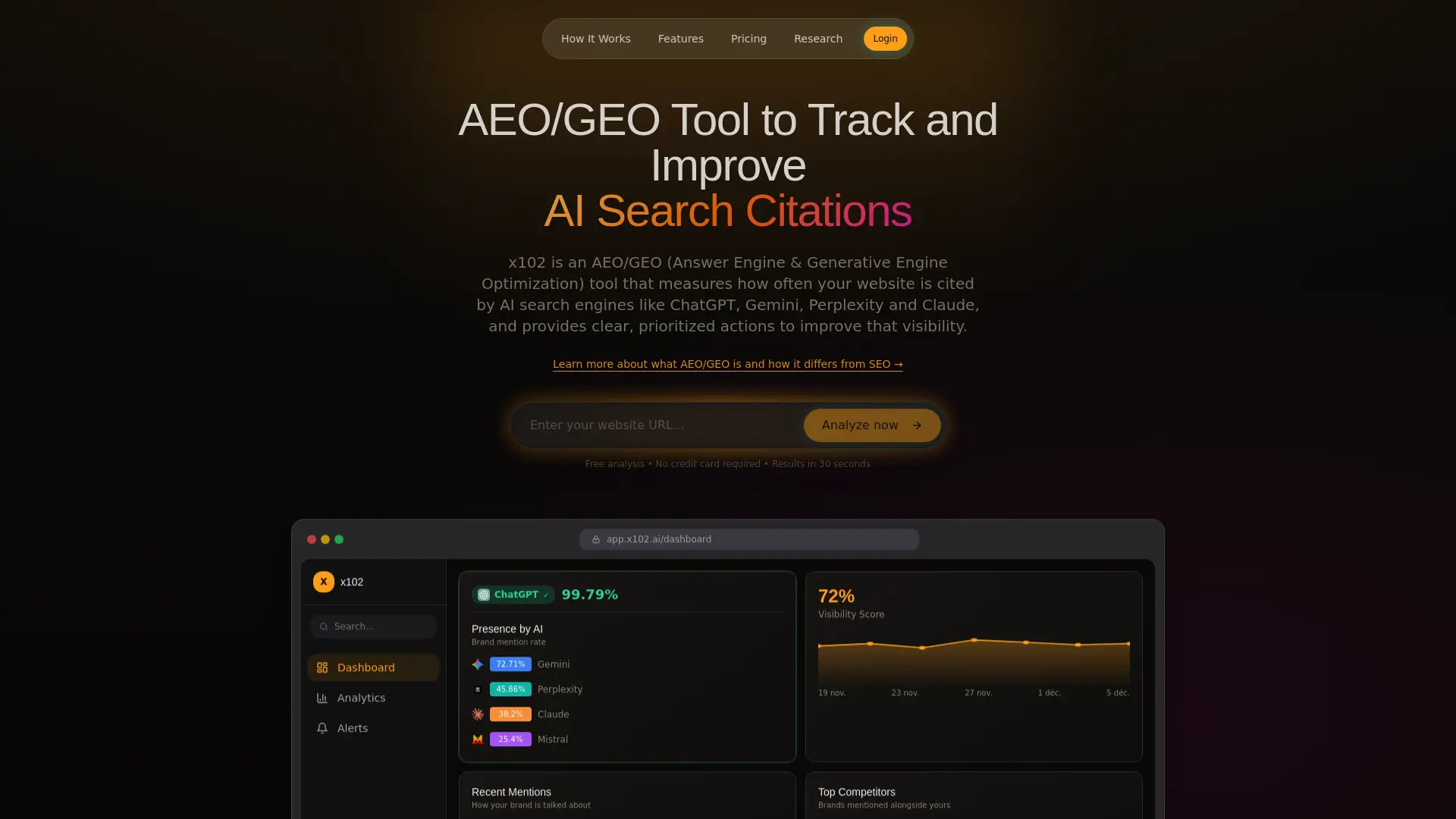 Screenshot 1 of x102 AEO Tool