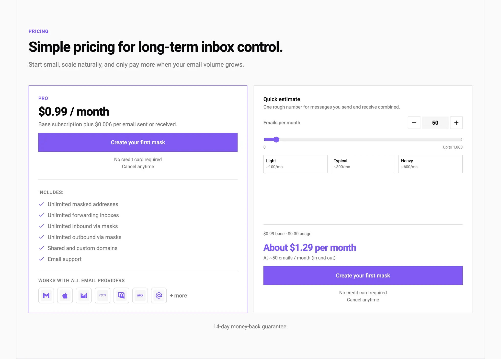 Screenshot 1 of Maskmail