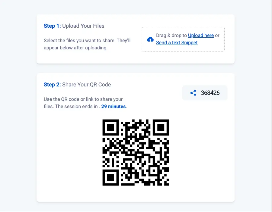 Screenshot 2 of SpeedyShare - Easy, free file sharing