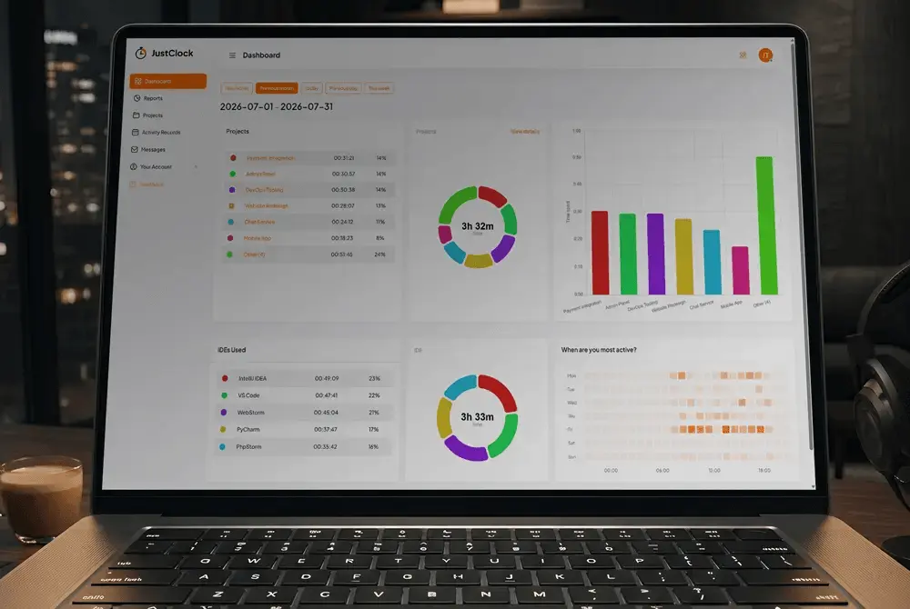 Screenshot 1 of JustClock