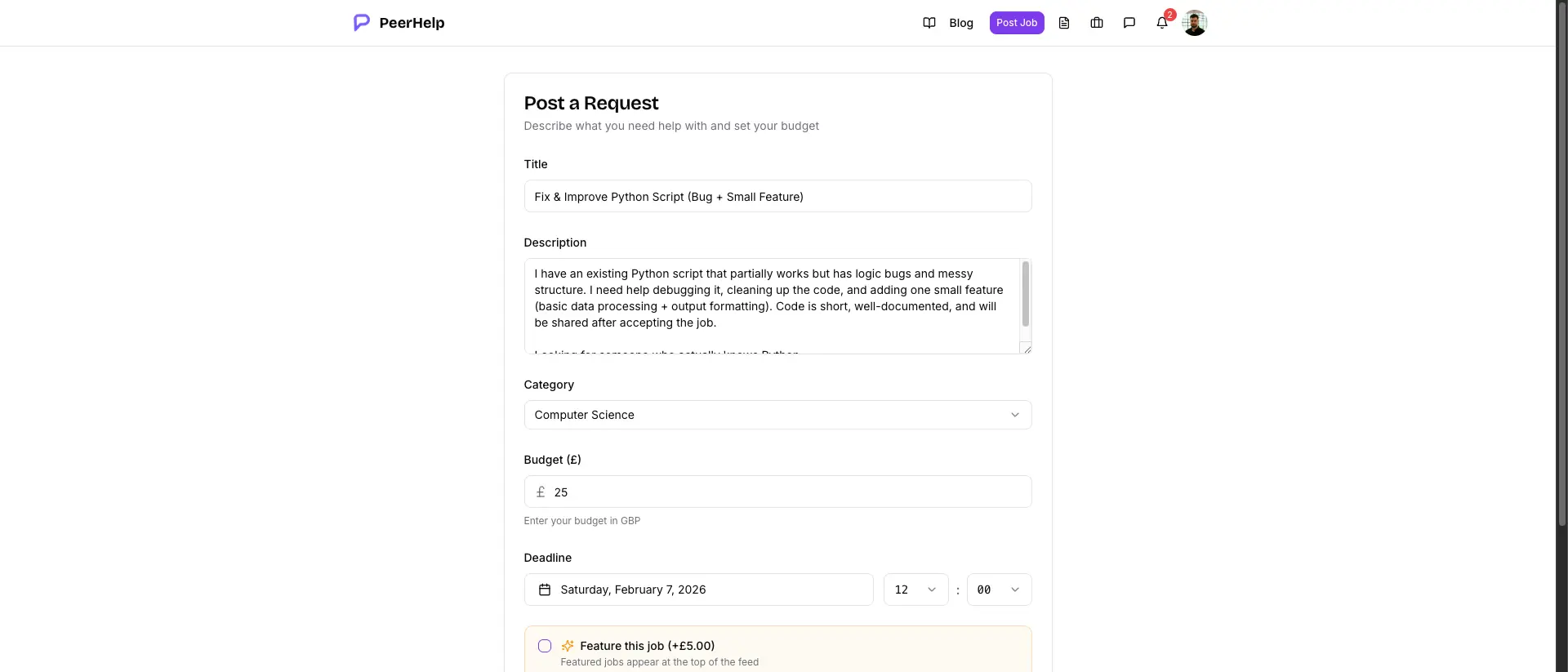 Screenshot 3 of PeerHelp