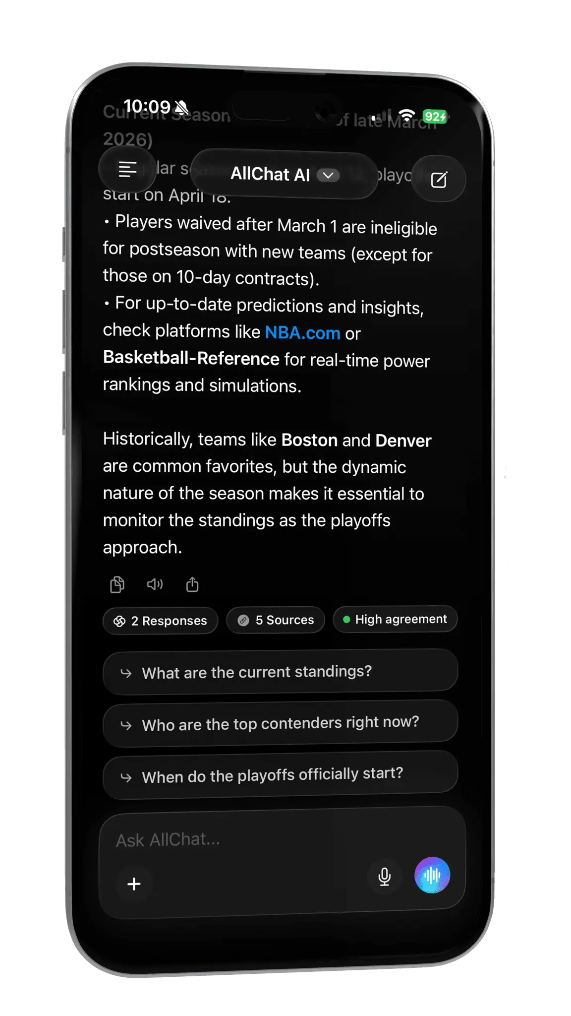 Screenshot 2 of AllChat AI