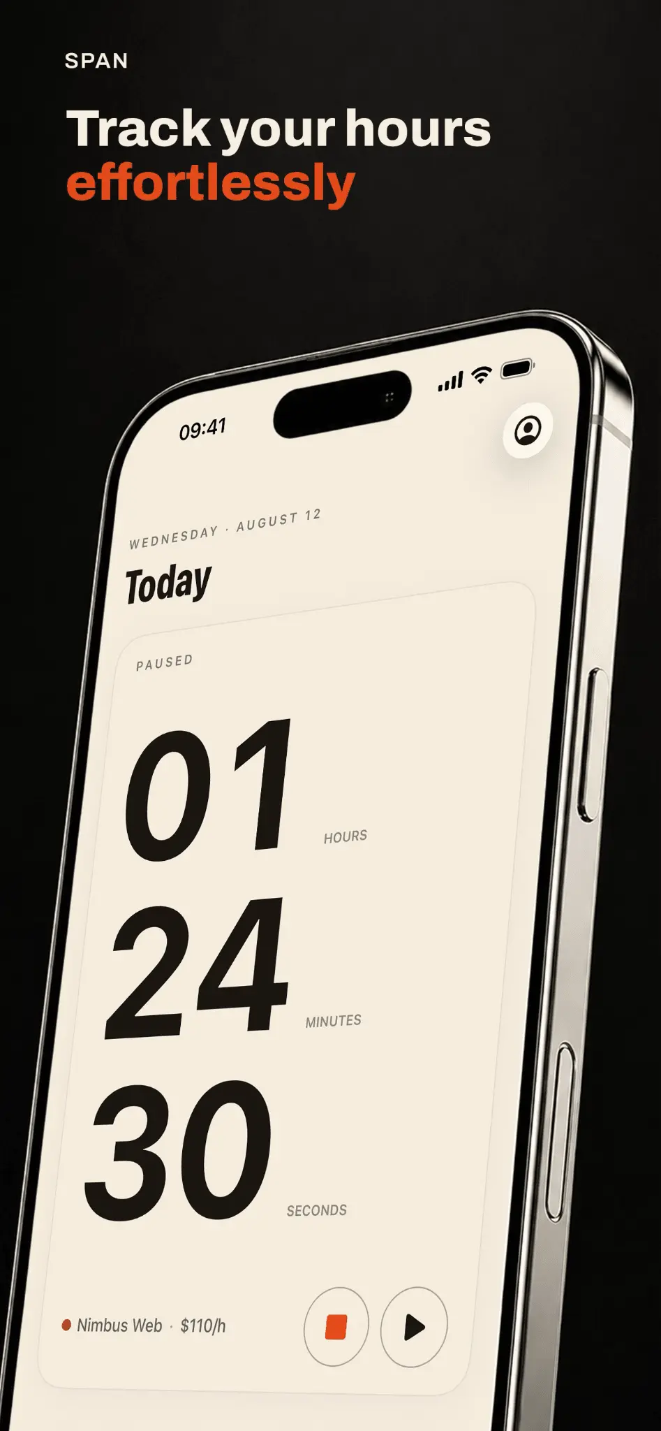Screenshot 2 of Span - Time tracker & timesheet