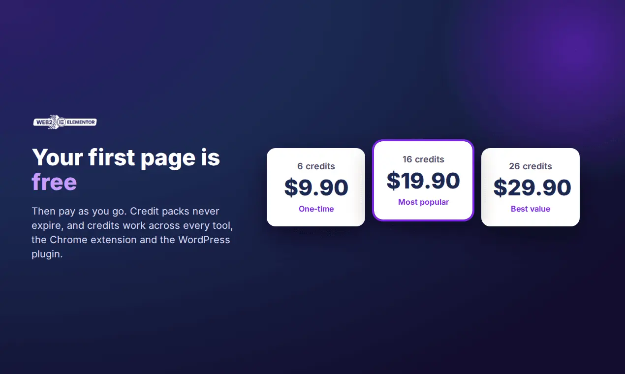 Screenshot 5 of Web2elementor