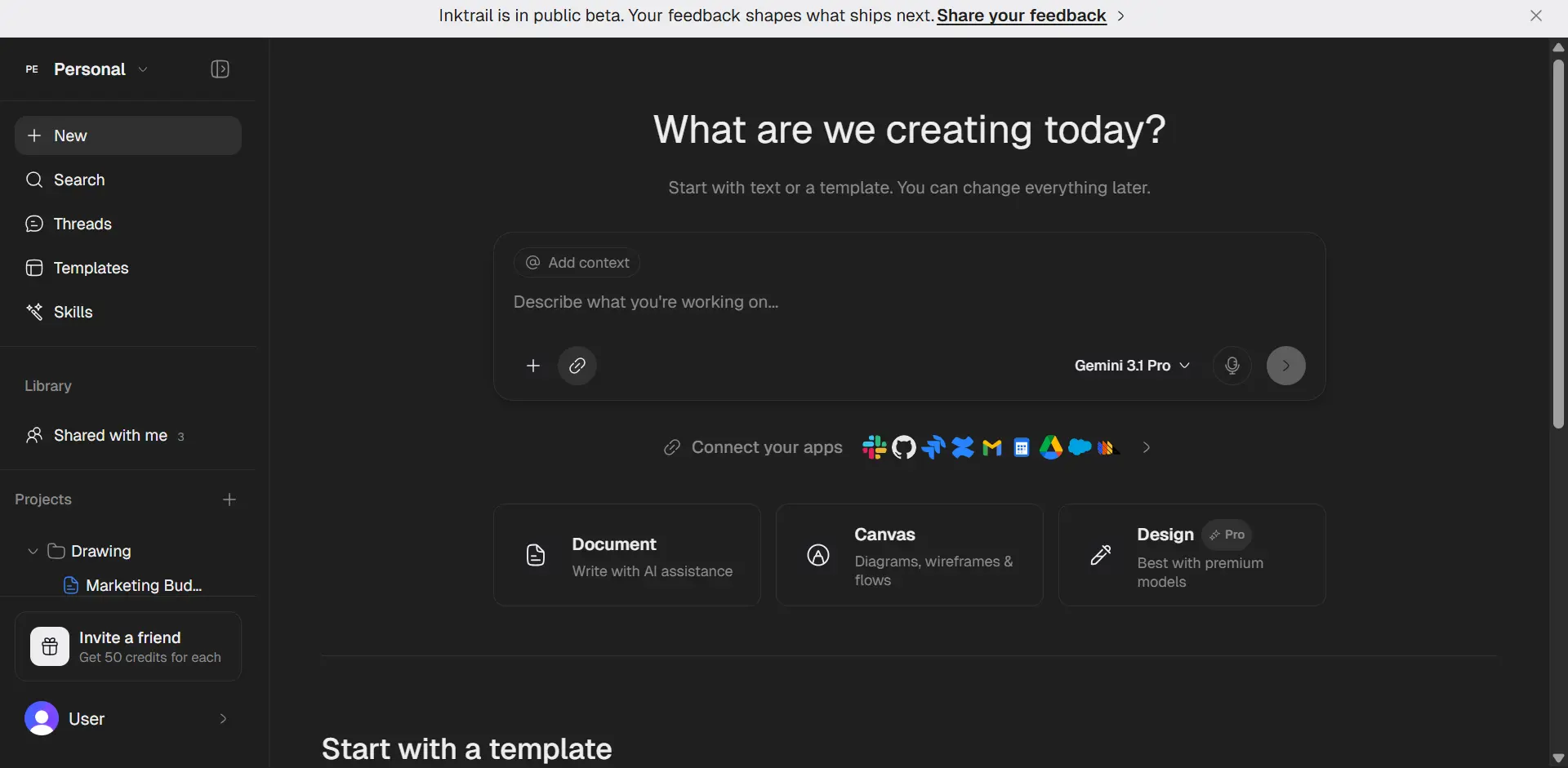 Screenshot 1 of Inktrail