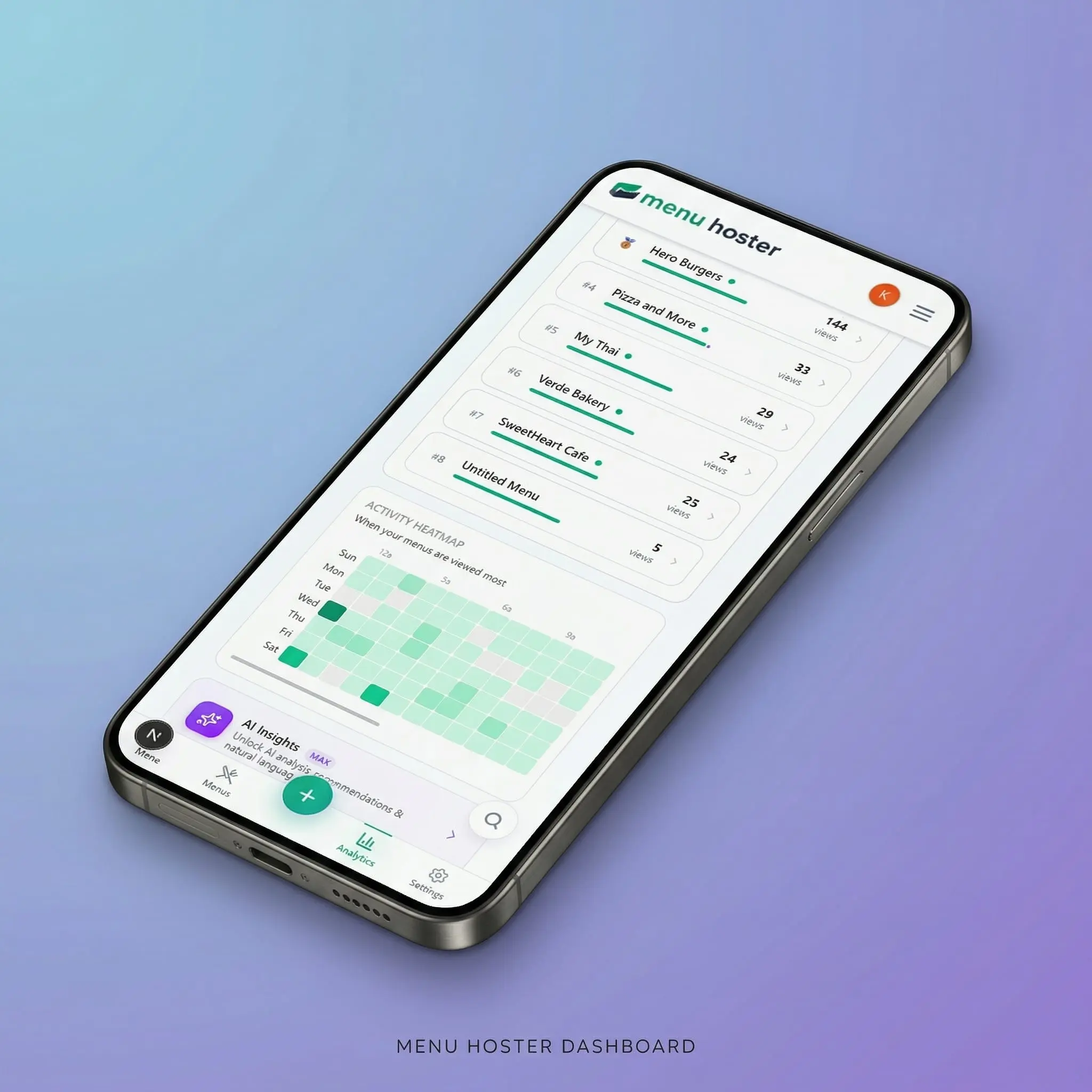Screenshot 5 of MenuHoster