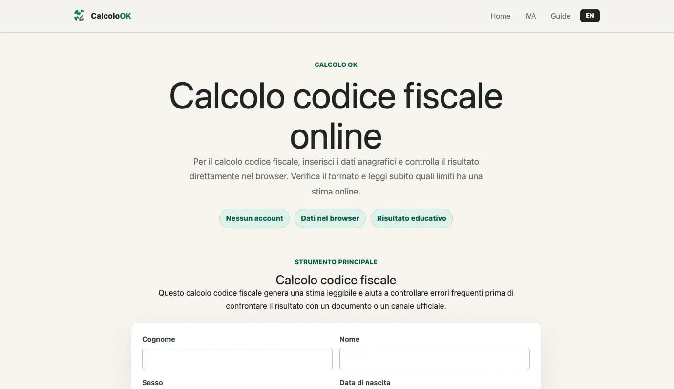 Screenshot 2 of CalcoloOK