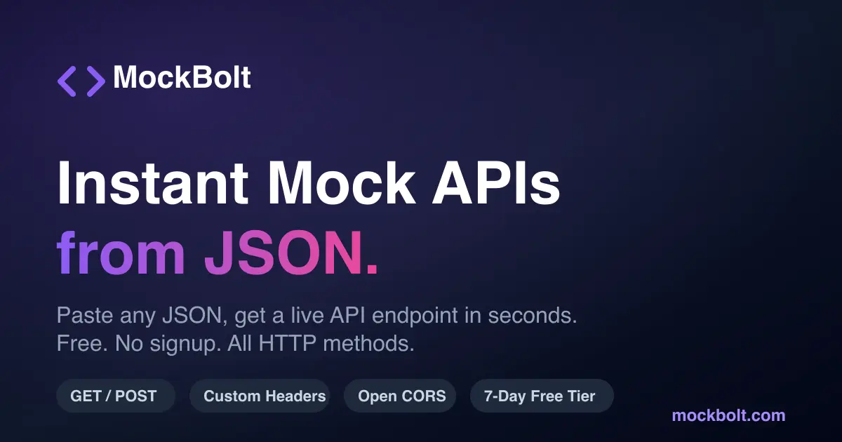 Screenshot 1 of MockBolt
