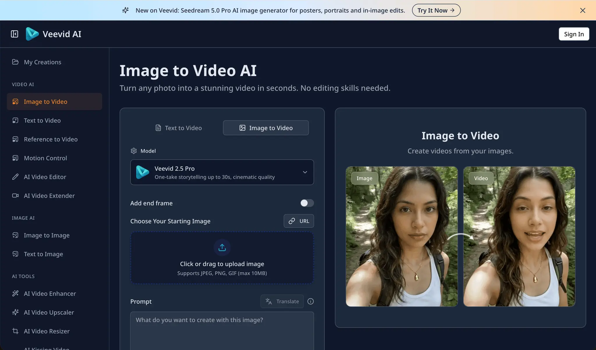 Screenshot 2 of  Veevid AI