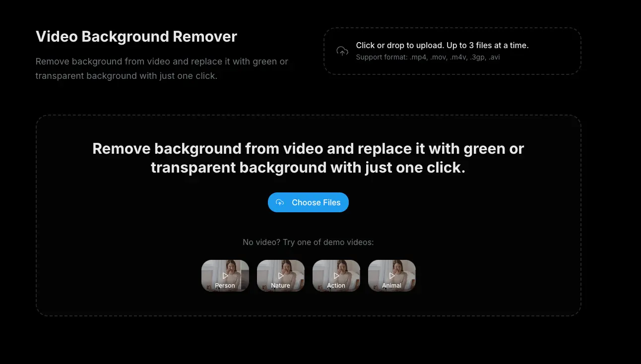 Screenshot 1 of Video Background Remover