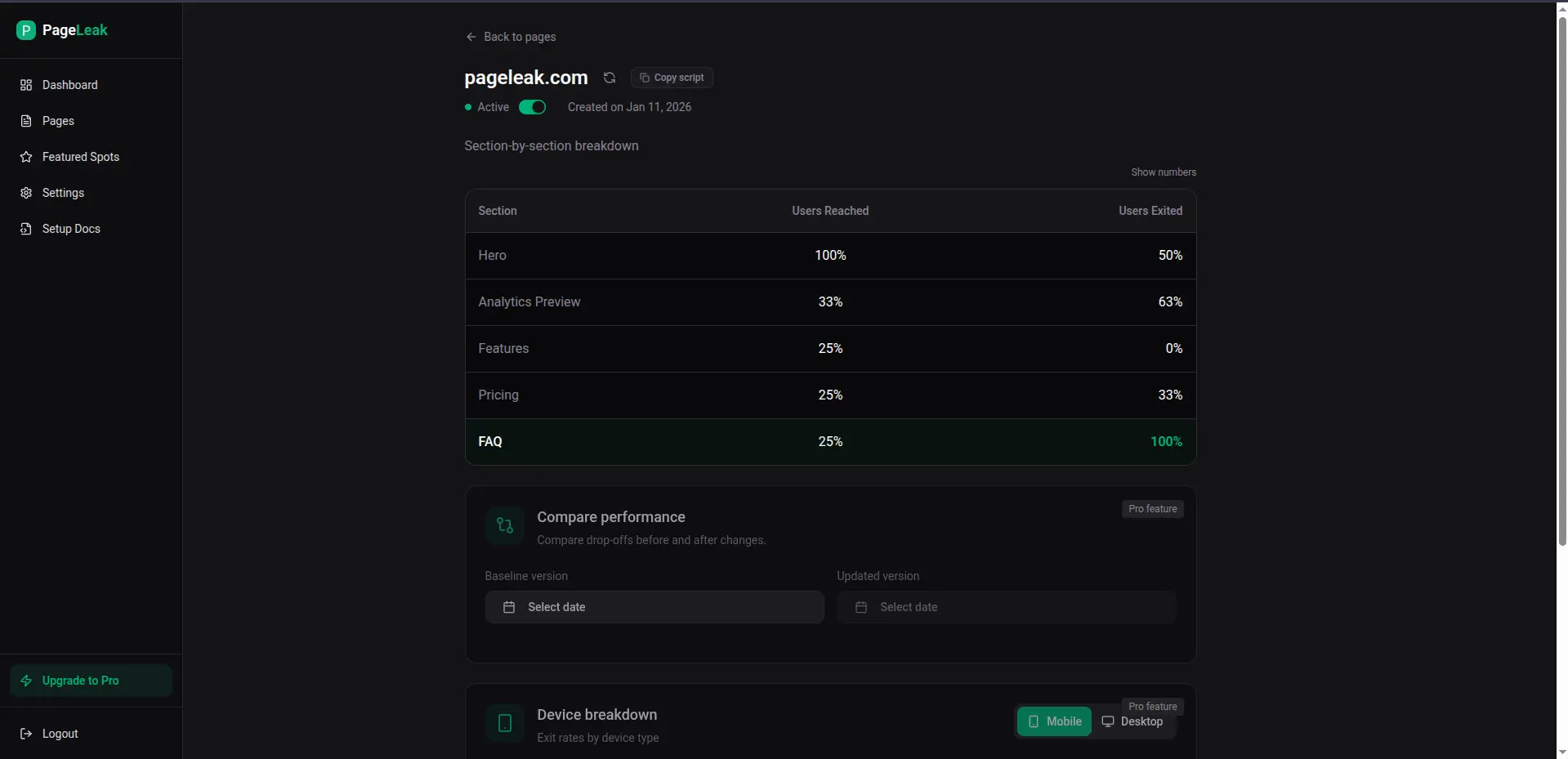 Screenshot 2 of PageLeak