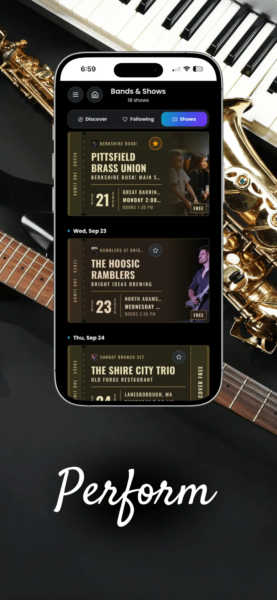 Screenshot 1 of TunedIn - Music Practice App