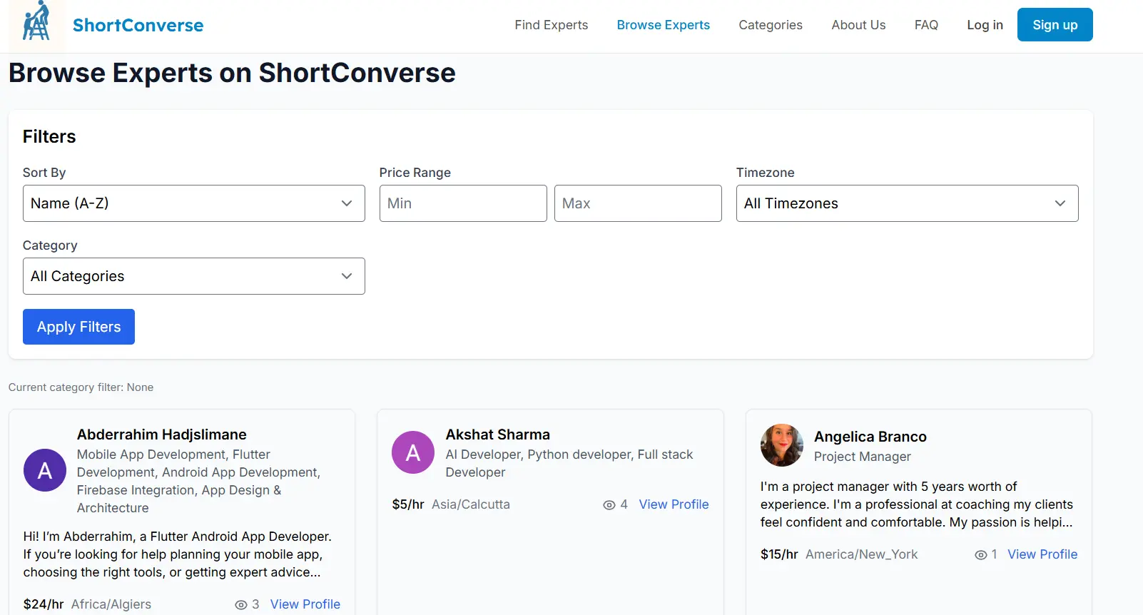 Screenshot 1 of ShortConverse