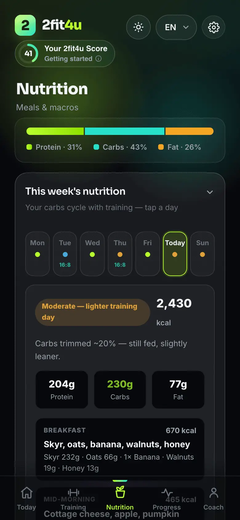 Screenshot 3 of 2fit4u