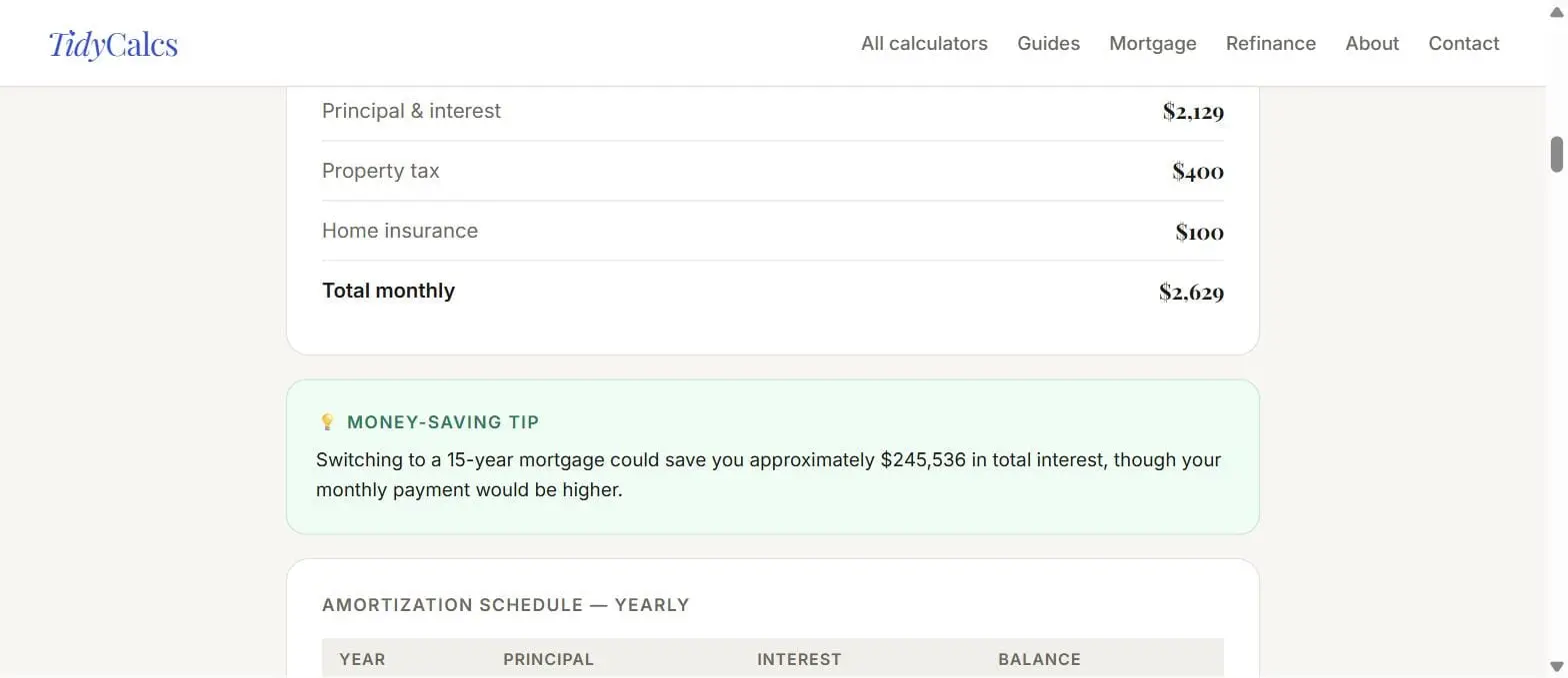 Screenshot 2 of TidyCalcs