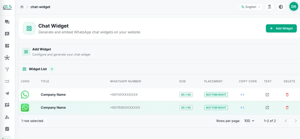 Screenshot 3 of OnlineLiveSupport - WhatsApp CRM