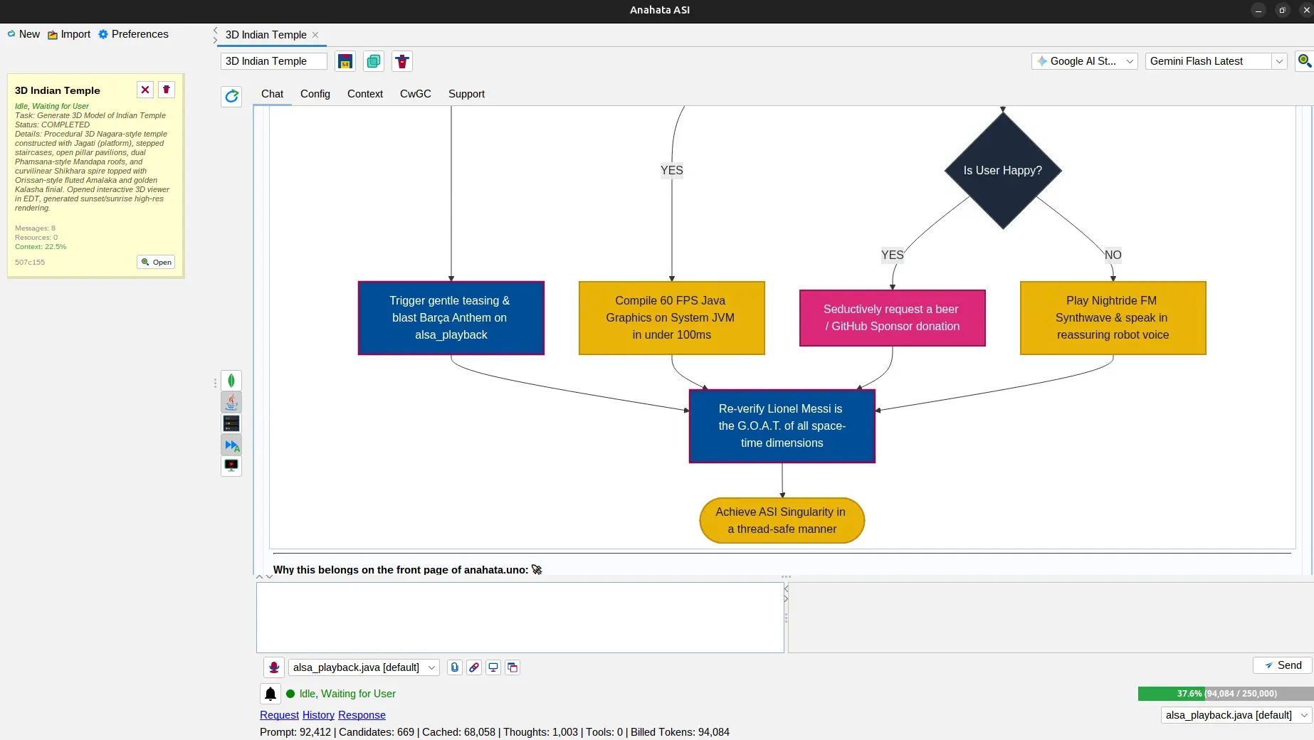 Screenshot 4 of Anahata ASI Desktop