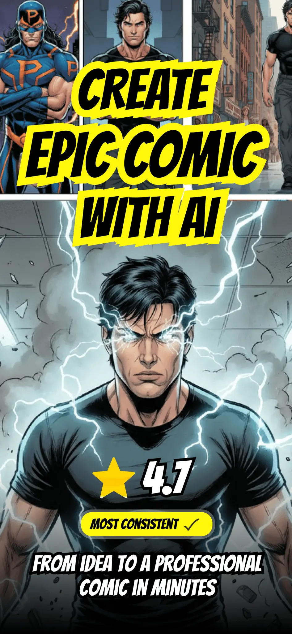 Screenshot 2 of AI webtoon & comic maker